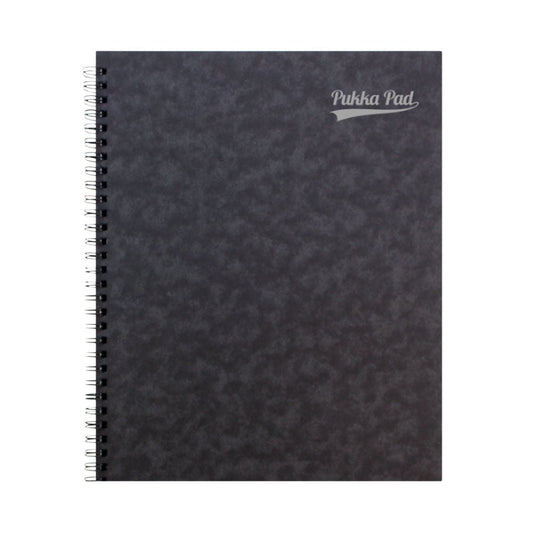Pukka Notemakers Sidebound A4 Black (Pack of 10) 7277-PRS