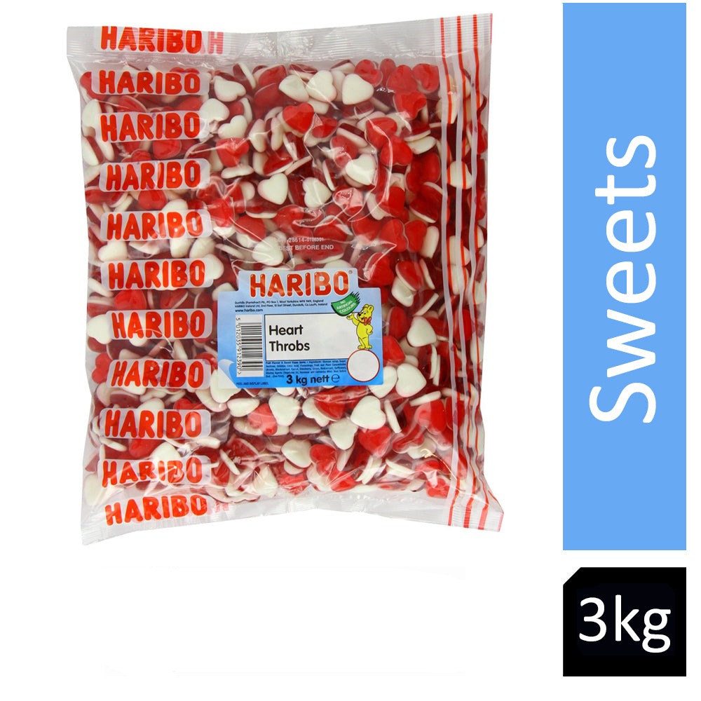 Haribo Heart Throbs {Red} Sweets Bag 3kg