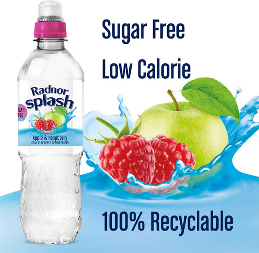 Radnor Splash Sugar Free Apple & Raspberry 12x500ml