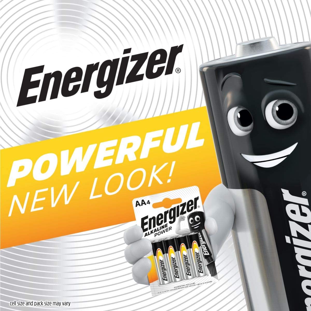 Energizer AA Alkaline Power Home Batteries Pack 24's