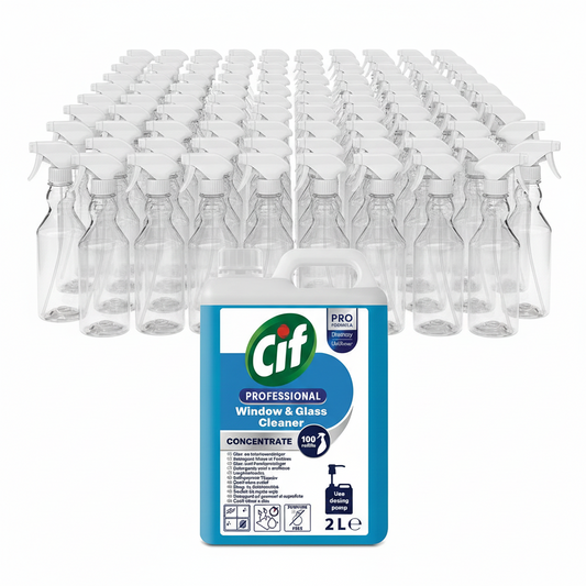 CIF Pro Formula Window & Glass Cleaner CONCENTRATE 2 Litre (100 refills)