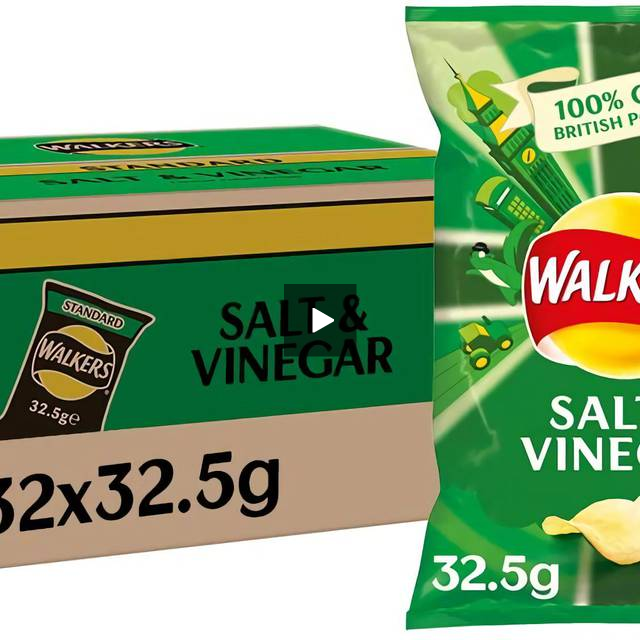 Walkers Ready Salted Crisps Pack 32's