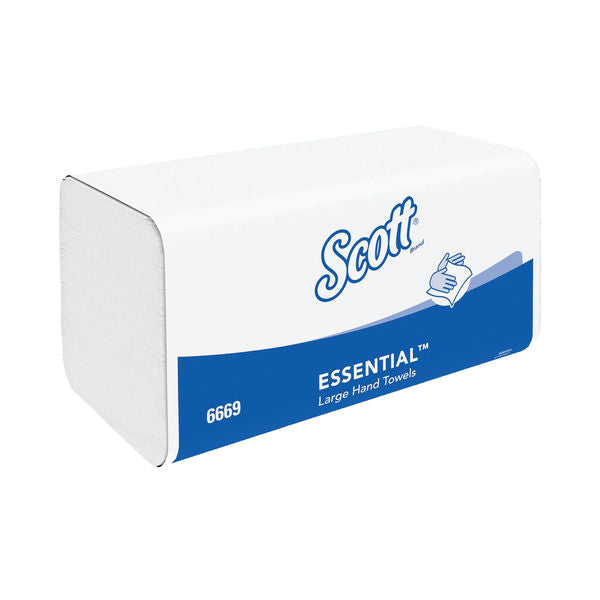 Scott 1-Ply Xtra Hand Towels I-Fold 240 Sheets Pack of 15, {6669}