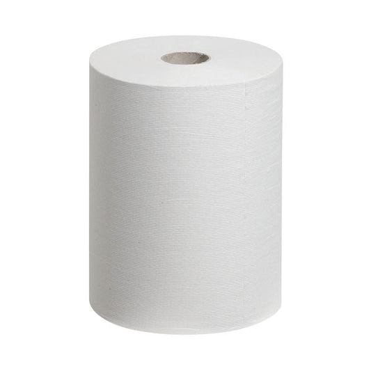 Scott 1-Ply Slimroll Hand Towel Roll White , Pack of 6, {6657} - UK BUSINESS SUPPLIES
