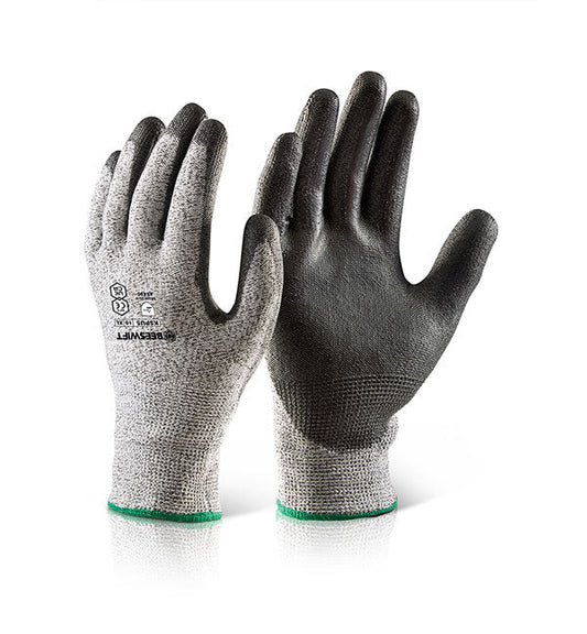 Kutstop Nitrile Coated Flexible Glove {Grey}