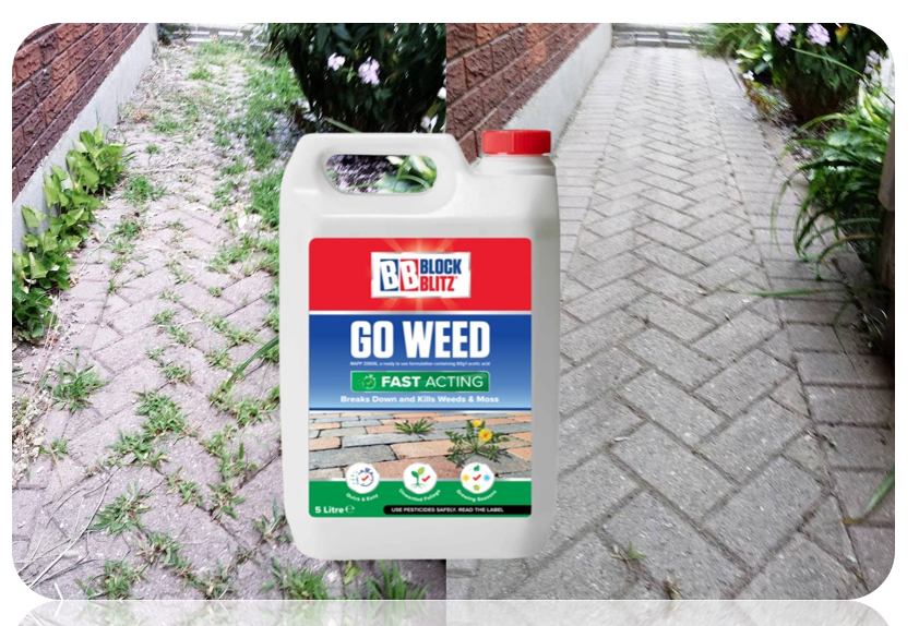 Block Blitz Go Weed | Fast Acting Weed Solution | 5 Litre