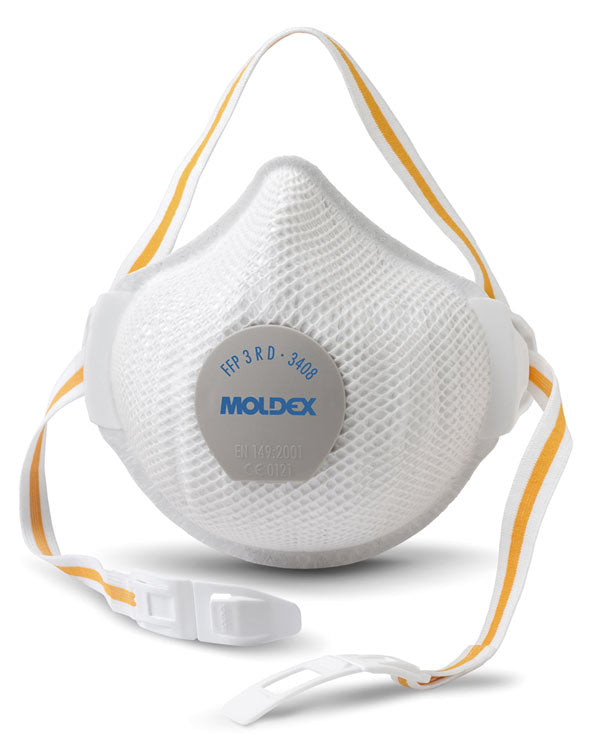 Moldex 3408 Face Mask Ffp3Vrd White Box 5's
