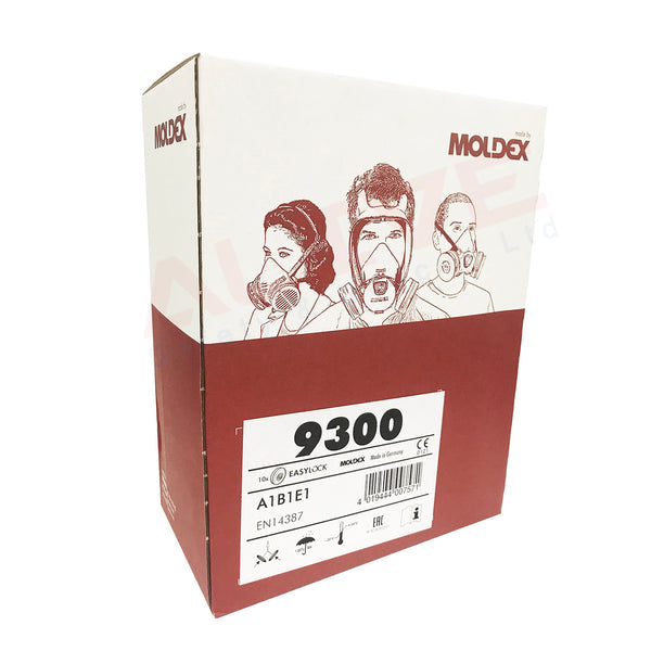Moldex 9300 A1B1E1 gas and vapour cartridges filter (Pair)