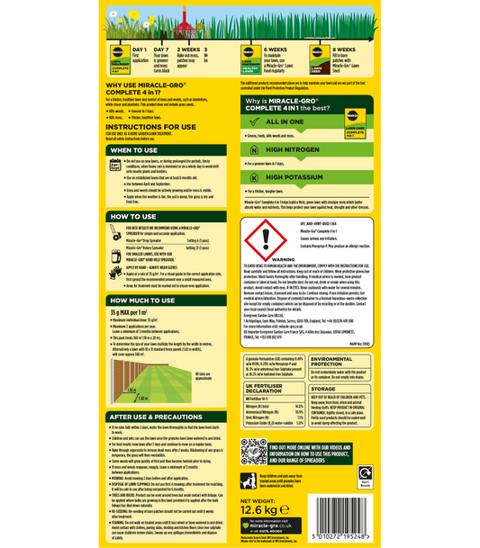 Miracle-Gro Evergreen Complete 4-In-1 360m2