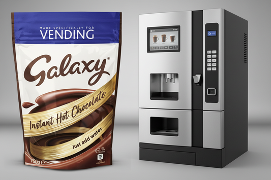 Galaxy 750g Drinking Chocolate suitable for Vending