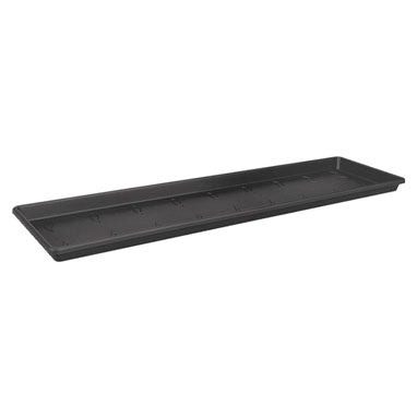 Elho Black Trough Saucer 60cm
