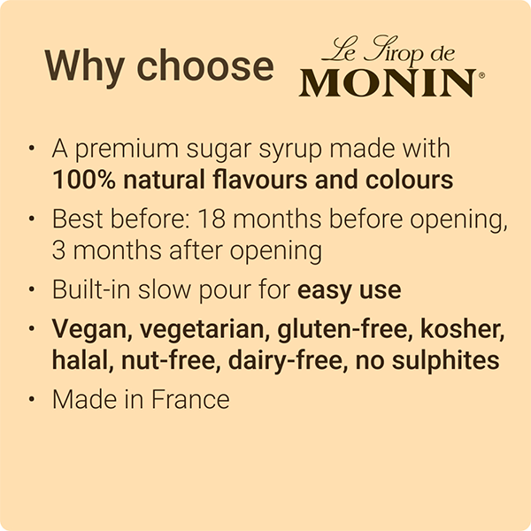 MONIN Passion Fruit Cocktail Syrup 700ml (Glass)