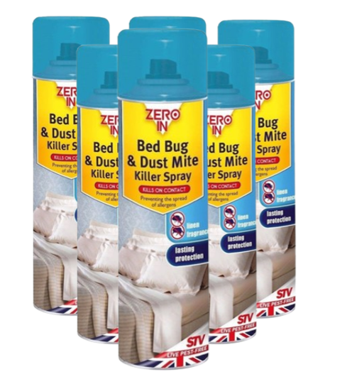 Zero In Bed Bug & Dust Mite Killer Spray 300ml