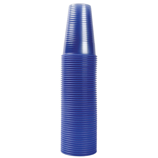 7oz Blue Tint Disposable Water Cups 1000s (Rolled Rim)