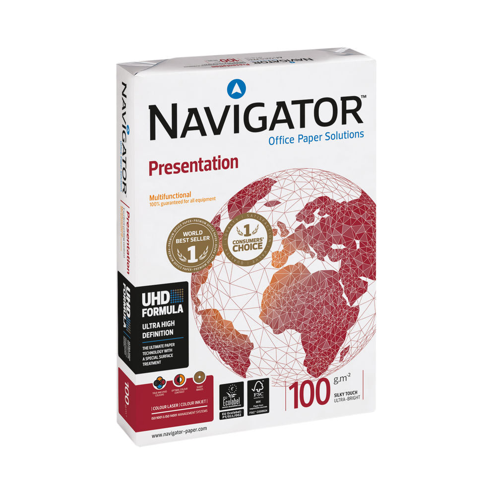 Navigator A3 Presentation Paper 100gsm (4 Packs of 500) NAVA3100