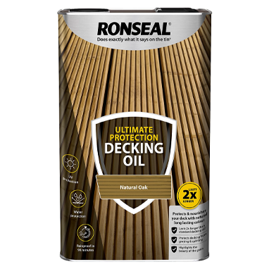 Ronseal Ultimate Decking Oil Natural Oak 5 Litre