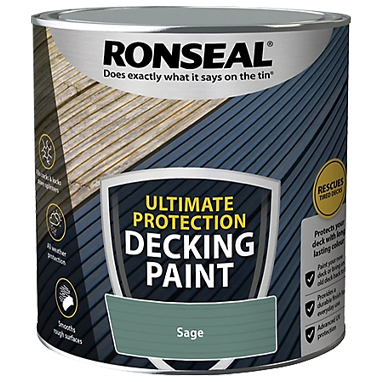 Ronseal Ultimate Decking Paint Sage 2.5 Litre - UK BUSINESS SUPPLIES