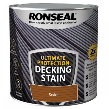Ronseal Ultimate Decking Stain Cedar 2.5 Litre