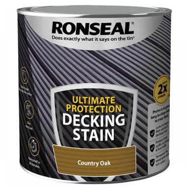 Ronseal Ultimate Decking Stain Country Oak 2.5 Litre