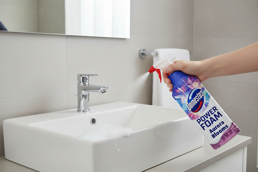 Domestos Power Foam | Aurora Bloom | Toilet & Bathroom Cleaner | 1 x 650ml (Copy)