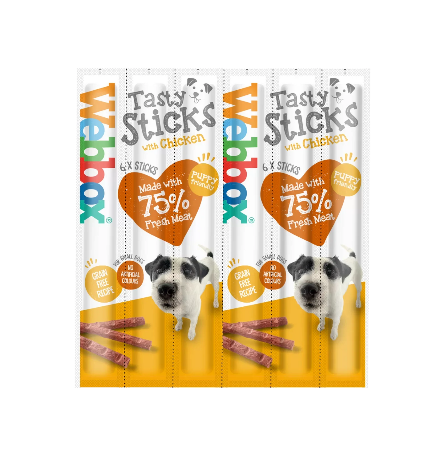 Webbox Small Dogs Delight Tasty Sticks Chicken 6 Treats