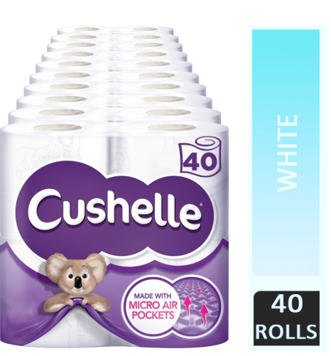 Cushelle 2ply Original Toilet Roll 4 Pack