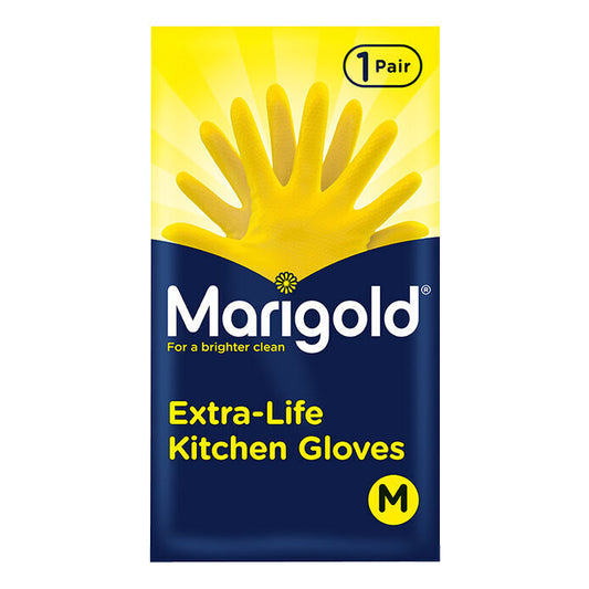 Marigold Extra Life Gloves Kitchen, Pair {All Sizes} - UK BUSINESS SUPPLIES