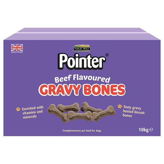 Fold Hill Pointer Gravy Bones Beef Flavoured 10kg