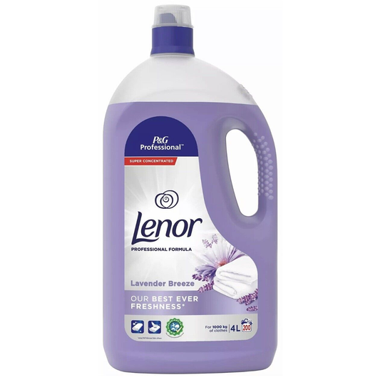 Lenor Fabric Conditioner LAVENDER & LILLY BREEZE Professional 4L
