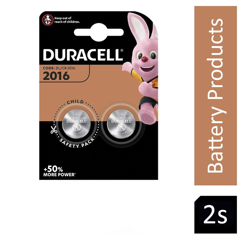 Duracell Lithium Battery {DL2016} Pack of 2