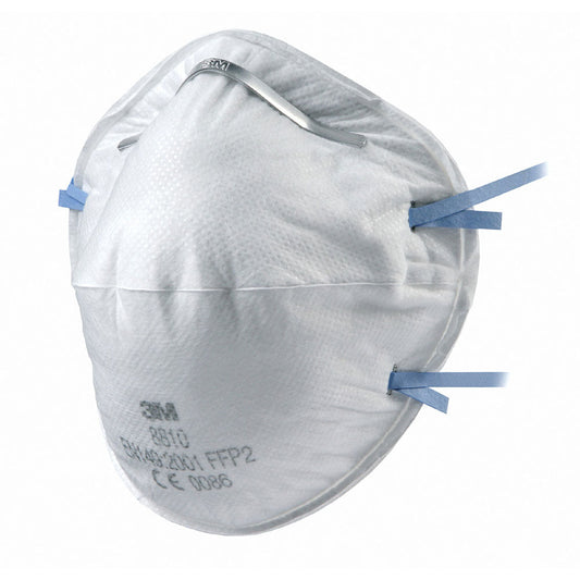 3M Cup Shaped Respirator Mask 8810 , 12 Pack Case