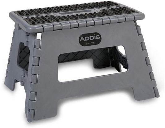 Addis Folding Step Stool Grey 23cm High