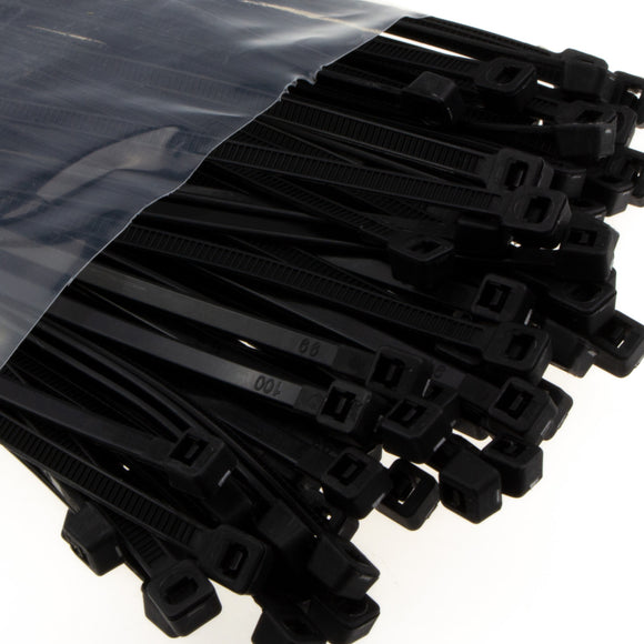 Black Cable Ties 200x4.5mm Pack 100's