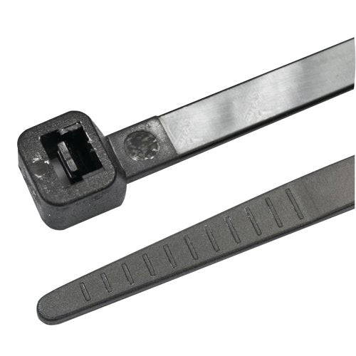 5 Star Cable Ties 370x4.8mm Black Pack of 100 GT-370STCBLACK