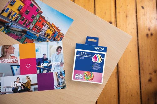 Brother LC527XLVAL Ink Cartridge High Yield Value Pack CMYK LC527XLVAL