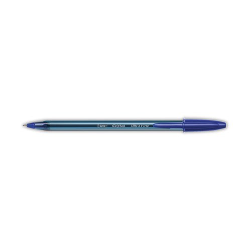 Bic Cristal Ballpoint Pens Ultra Fine 0.7mm Blue (20 Pack) 992605