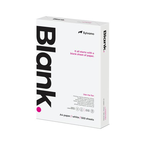 Blank A4 White Copier Paper (Pack of 2500) BLANK070X701