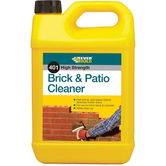 Everbuild 401 Brick & Patio Cleaner 5Ltr.- BC5L - UK BUSINESS SUPPLIES