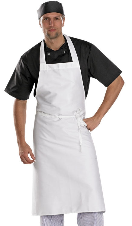 Chefs Bib Apron White 34" x 40"