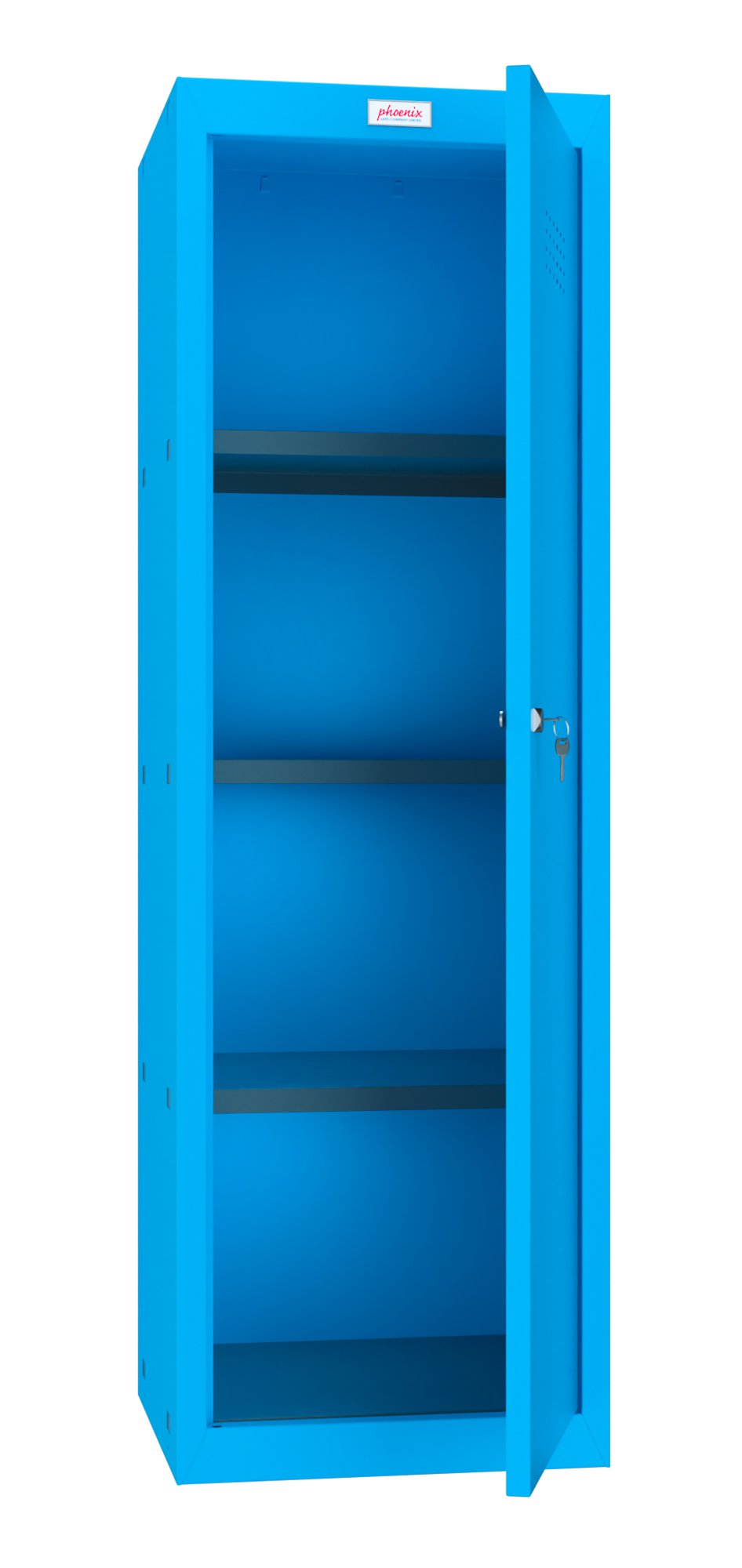 Phoenix CL Series Size 4 Cube Locker in Blue with Key Lock CL1244BBK