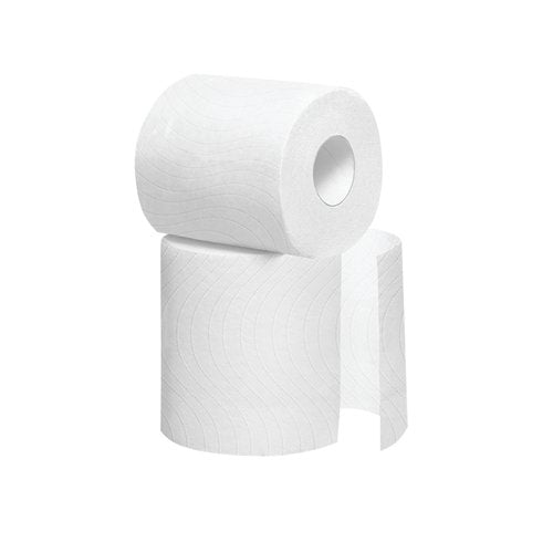 Cheeky Panda Professional 3-Ply Bamboo Toilet Tissue Rolls Quilted 160 Sheet (Pack of 36) LQTOILT36