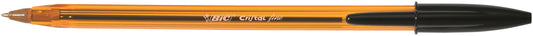 Bic Orange Ballpoint Pen 0.8mm Tip 0.30mm Line Black (Pack 50) - 872731