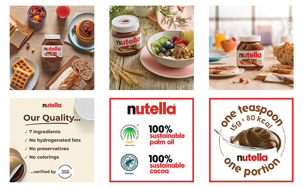 Nutella Spread Jars by Ferrero 14 x 25g