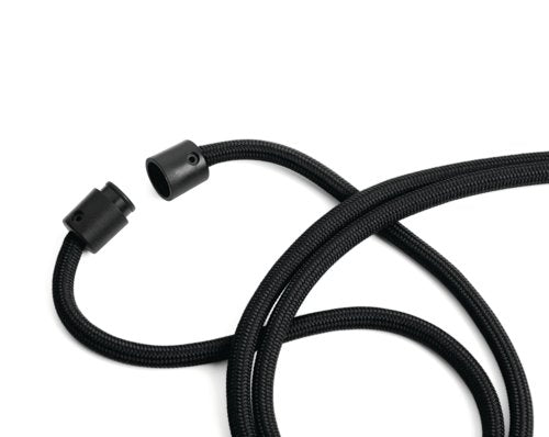 Durable Recycled Fabric Lanyard Black (Pack of 10) 824101