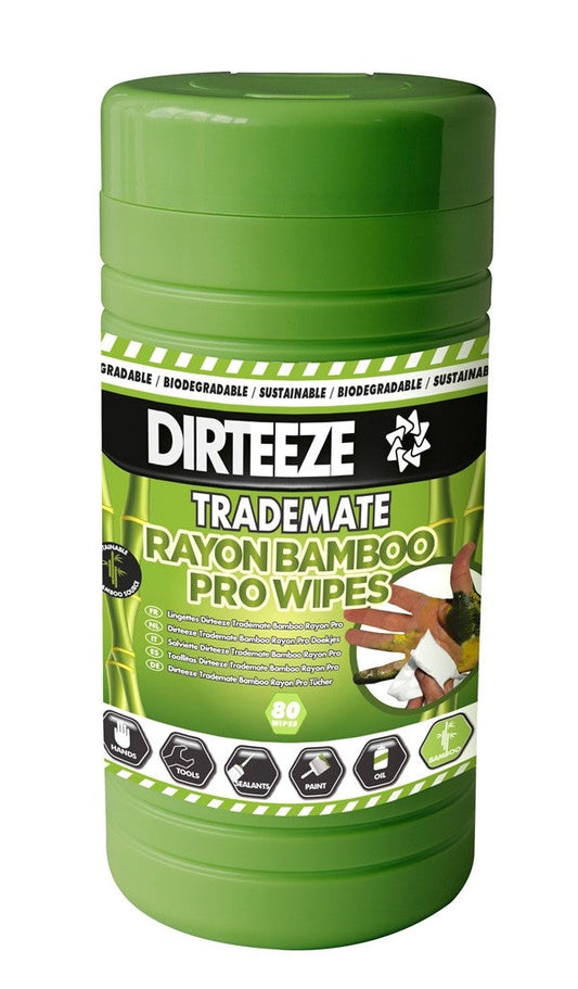 Dirteeze Trademate Rayon Bamboo Pro Wipes 80's