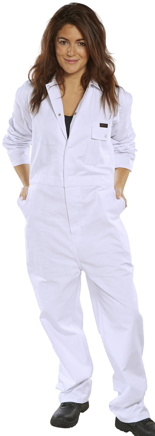 White Pre-Shrunk Boiler Suit {All Sizes}