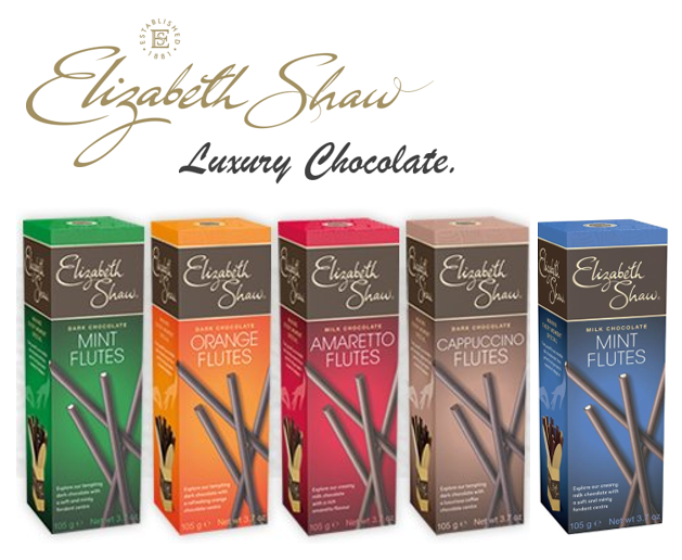 Elizabeth Shaw Dark Chocolate Orange Flutes 105g - UK BUSINESS SUPPLIES