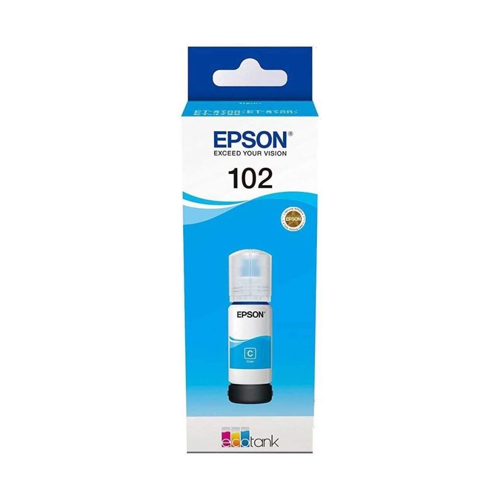 Epson 102 Ink Bottle Ecotank Cyan C13T03R240