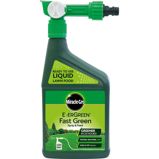 Miracle-Gro Evergreen Fast Green Spray & Feed 1 Litre