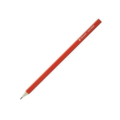 5 Star Pencil HB Red Barrel (Pack of 12) 393628
